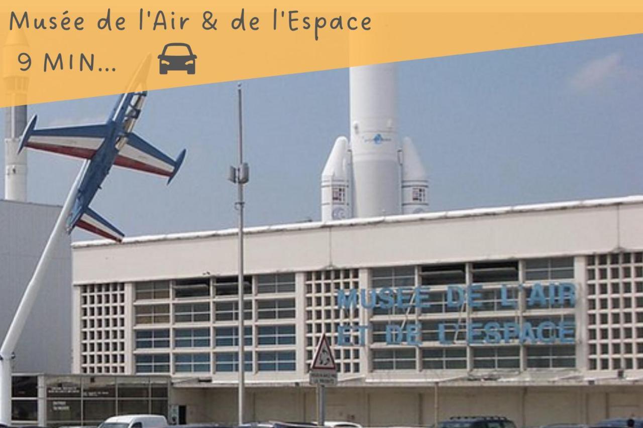 Apartamento L'Eugene - 10Min Du Rer B Le Bourget, Parking, Wifi Drancy Exterior foto